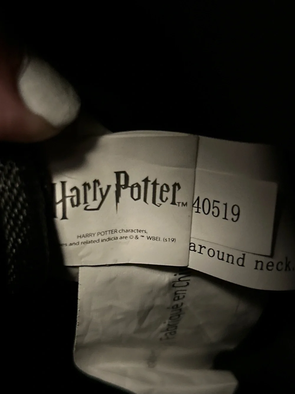 Loungefly Harry Potter Spell Print Mini Backpack NWOT Black Faux Leather